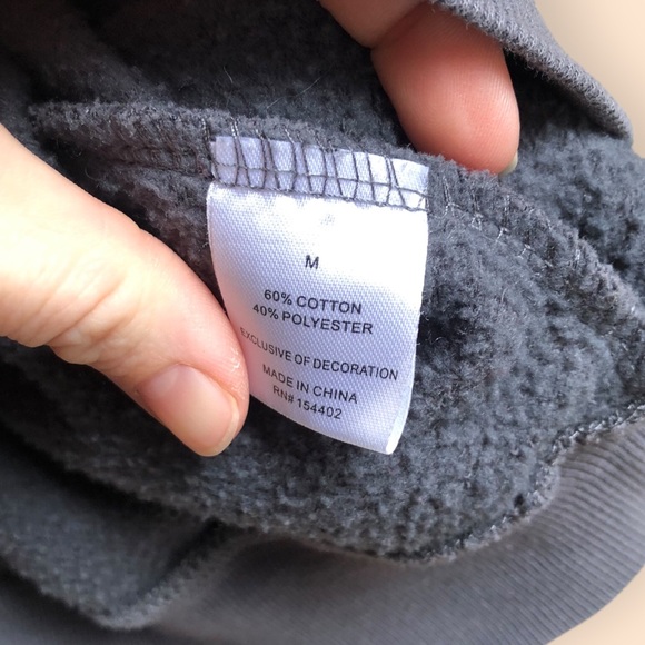 Vinyl Icons Limoncello Graphic Print Crewneck Sweatshirt Oversized Crop Women M - Picture 5 of 9